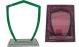 AWARD GREEN EDGE SHIELD 12.5CM