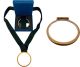 GOLD MEDAL ZINC ALLOY SURROUND GLASS CENTRE. RACING GREEN RIBBON AND BOX INCLUDED