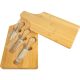 BAMBOO CHEESE SET RECT
