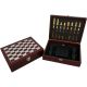 HIP FLASK 6oz CHESS SET (20)