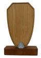 BEECH FRAME OVAL 17cm