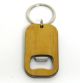 X51005 Wooden Bottle Opener Key Ring 
