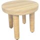 RUBBER WOOD STOOL 25*25.5*3cm