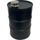 OIL BARREL FLASK BLACK 25oz