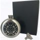 HIP FLASK 5oz WITH SHIELD DESIGN